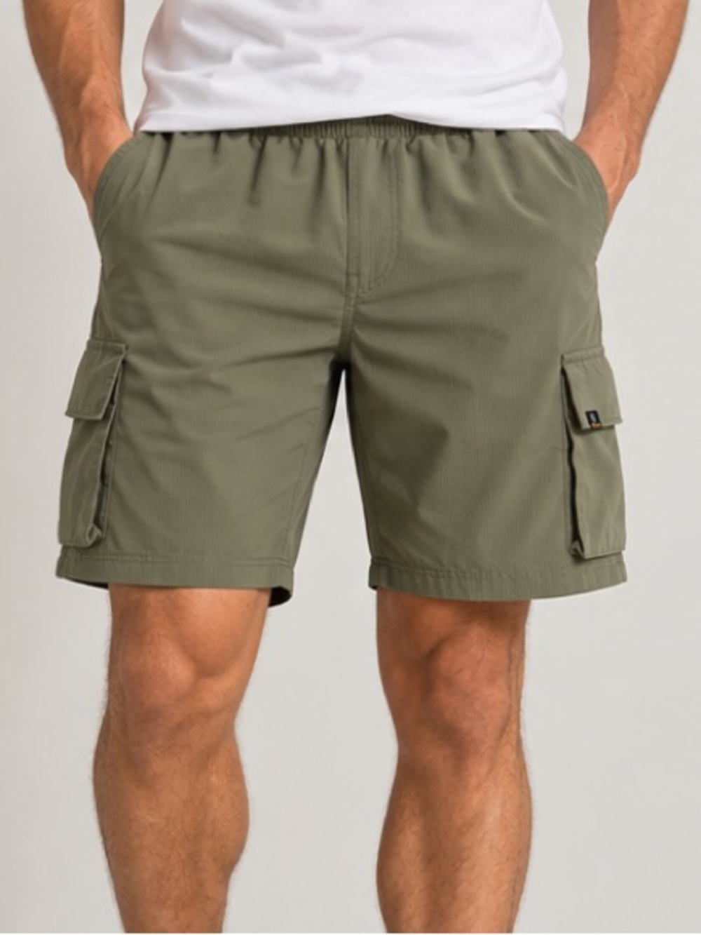 Balance Collection Outdoor Men’s Cargo Shorts Olive Green